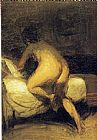 Edward Hopper Nude Crawling Into Bed painting